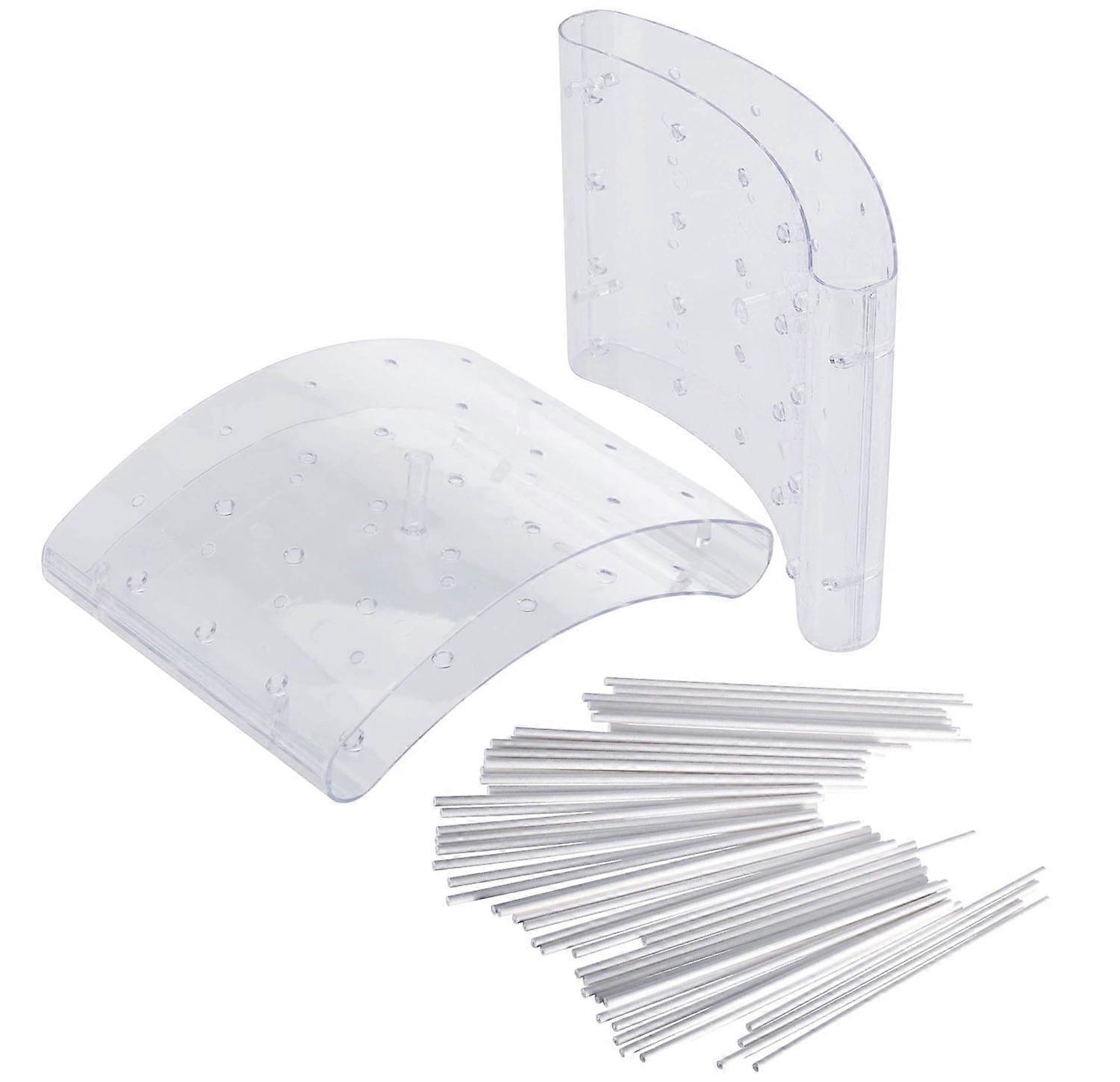 Cake pop mayordomo, stand for up cake pops, plástico, transparente