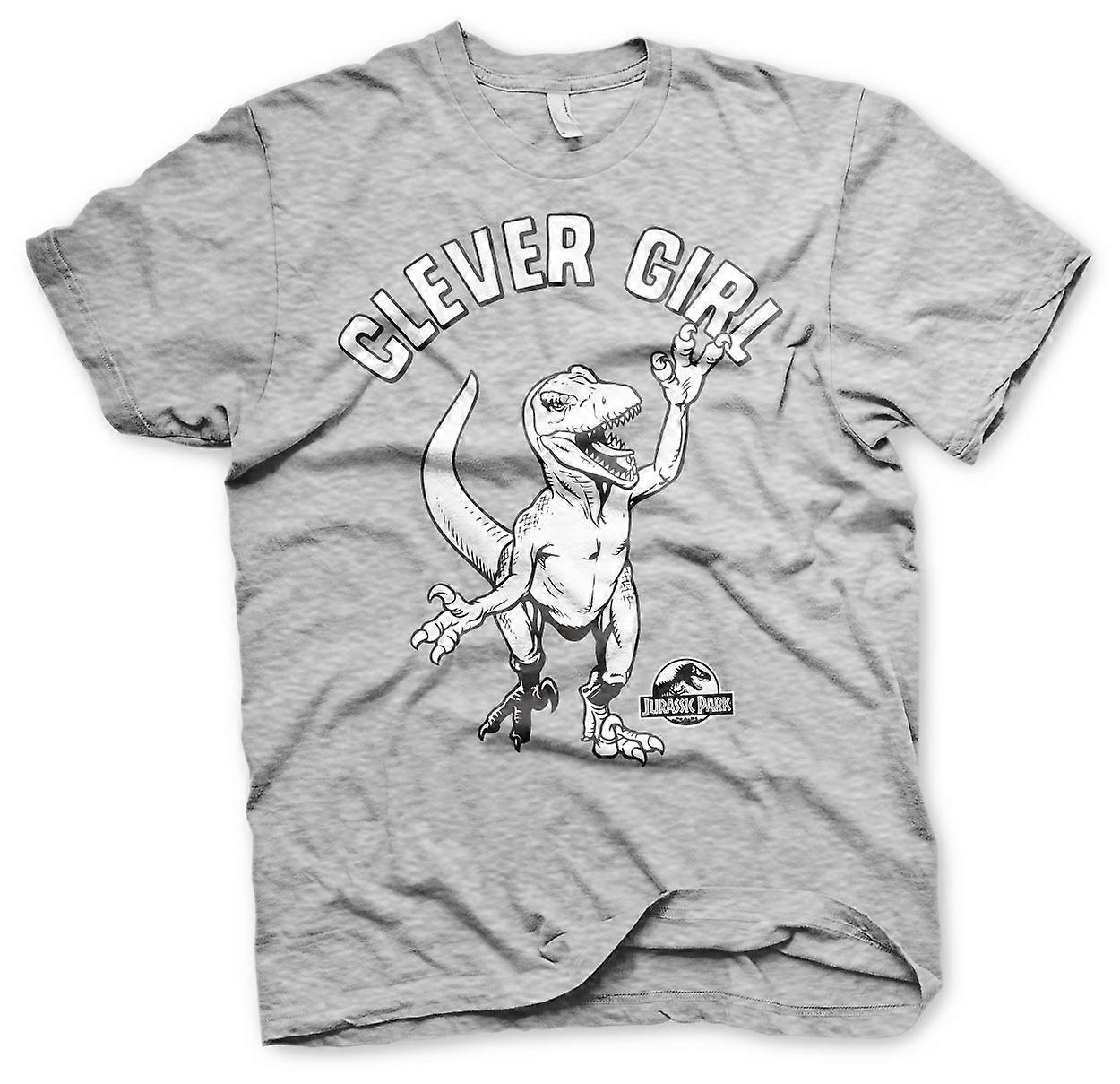 Jurassic Park Clever Girl Velociraptor Official Tee T-Shirt Mens