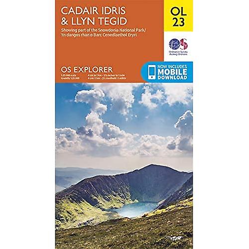 Cadair Idris & Llyn Tegid (OS Explorer Active)