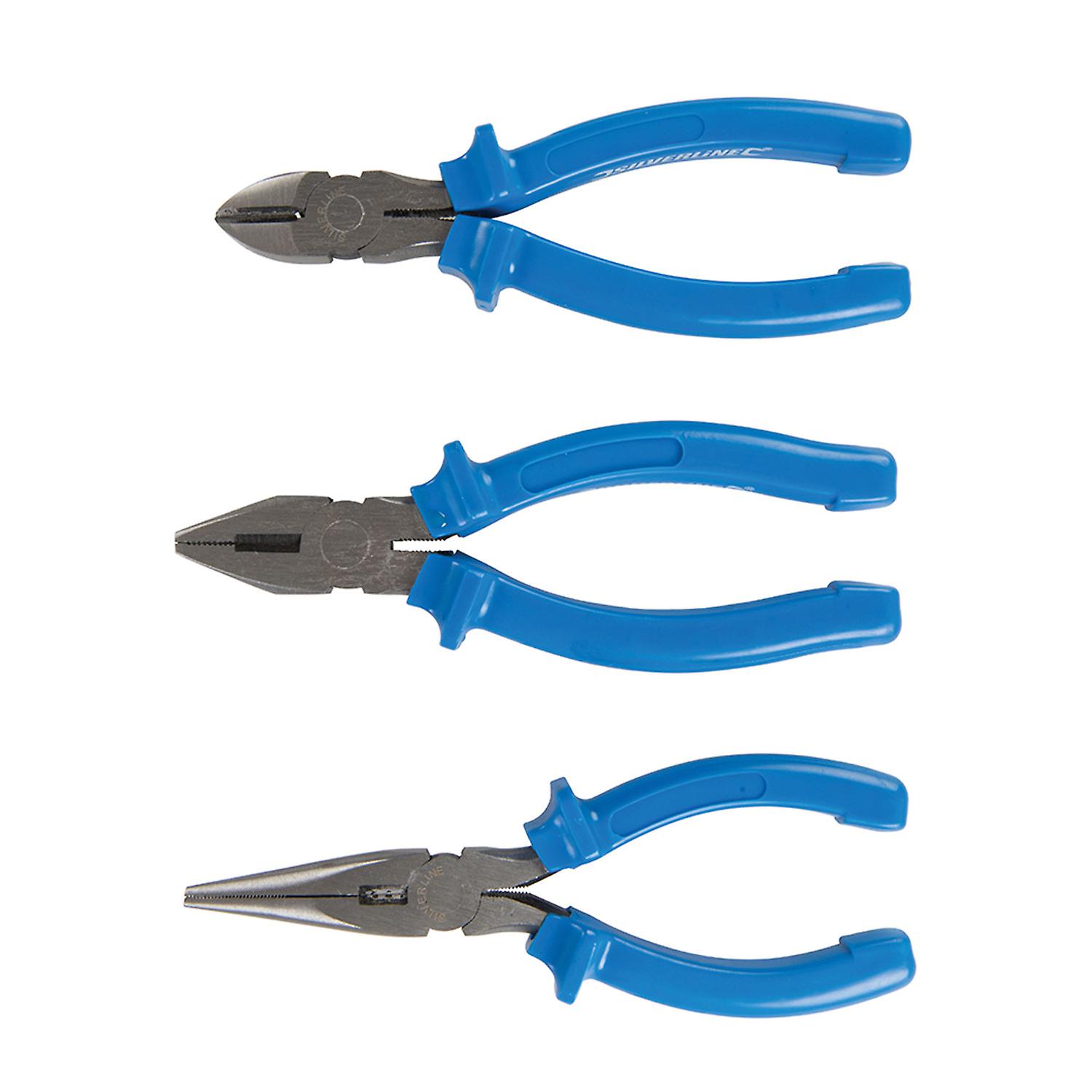 Silverline 427610 Pliers Set 3pce 160mm