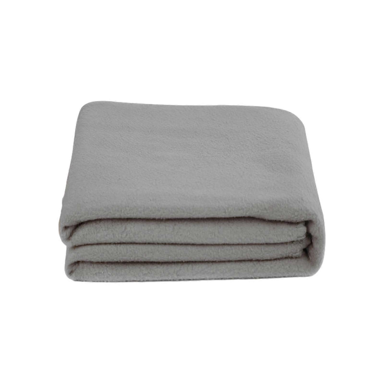 Plain Fleece Yoga Blanket
