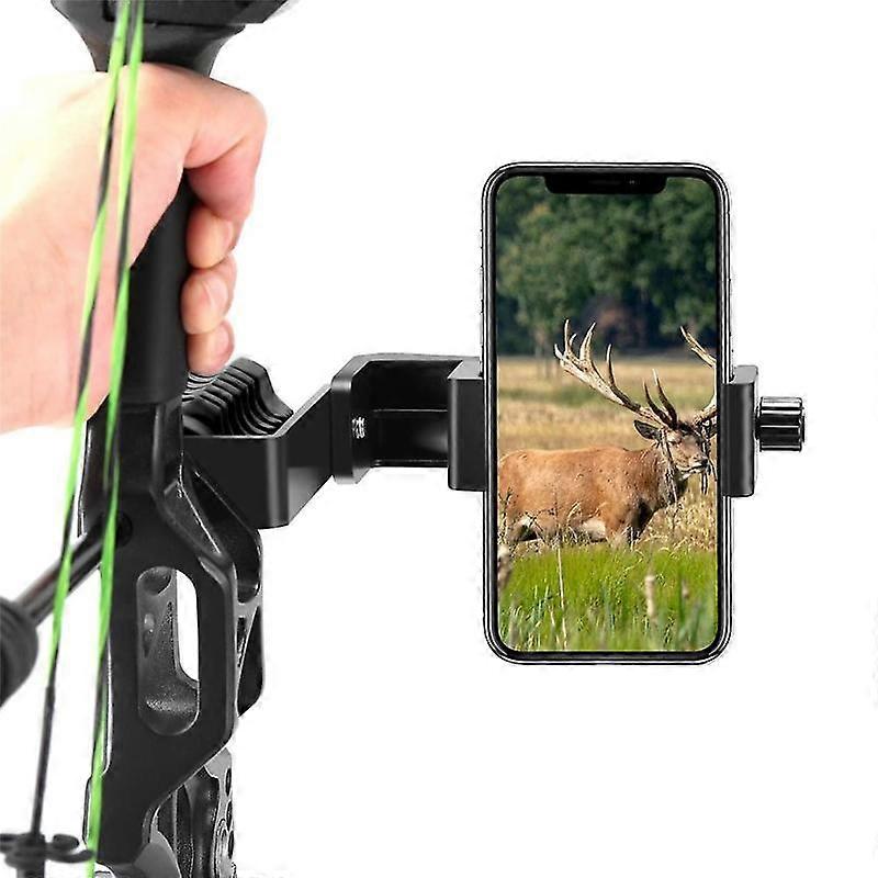 Universal mobiltelefonhållare Mount 360 Smartphone Compound Bow Adapter för Smartphone Camera 2 Installationsmetoder
