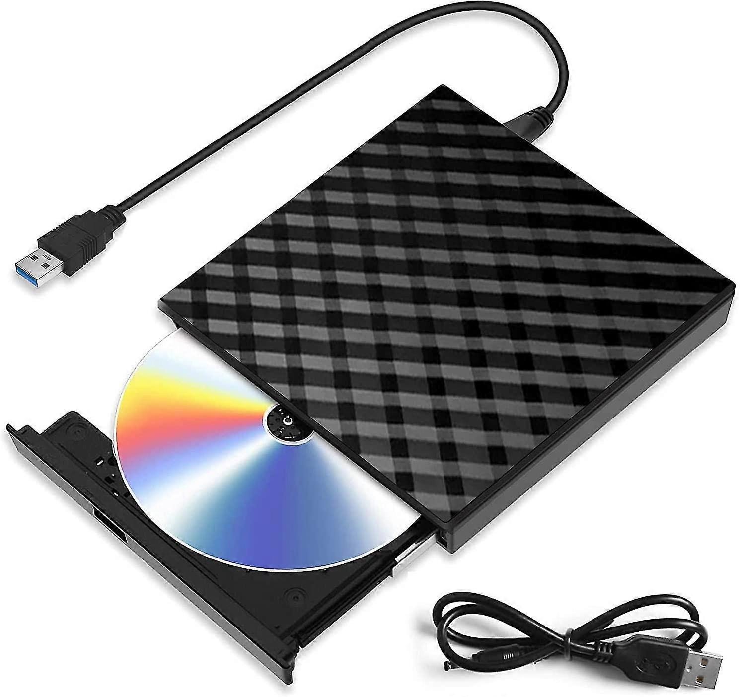 External Usb 3.0 Cd Dvd Drive, External Cd/dvd/rw/rom Burner For Transferring To Large Systems Windows 10/8/7/xp/vista/linux/mac Os/pc