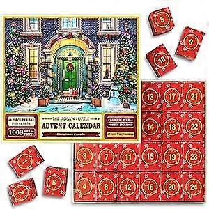 Puzzle Advent Calendar | Advent Calendar 2023 | 24 Days Surprise Christmas Countdown Calendars | 1008 Pieces Jigsaw Puzzles for Christmas Holiday Fami