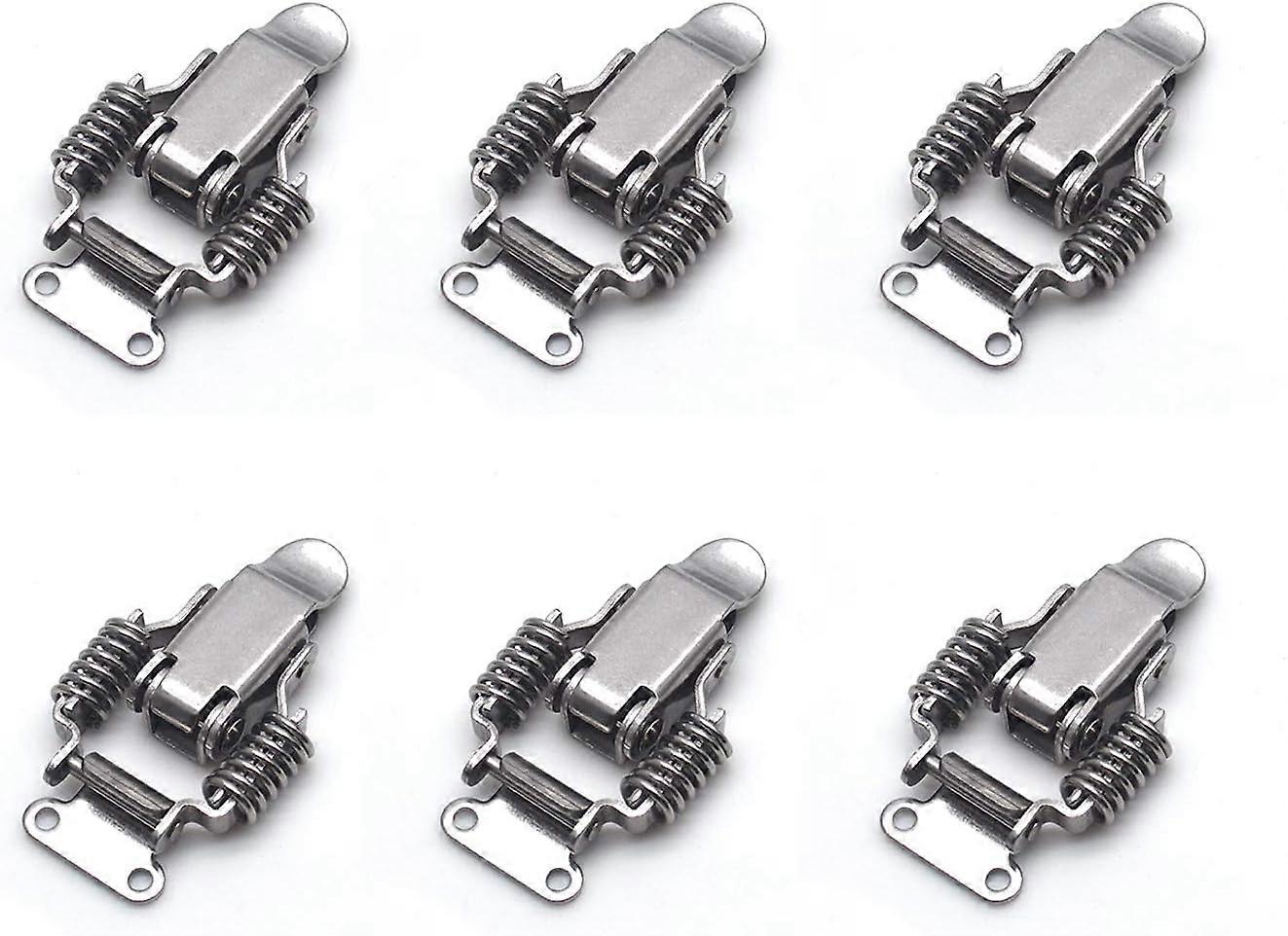 Stainless Steel Compression Spring Lock Clamp, 2.4" Length, Pack of 2