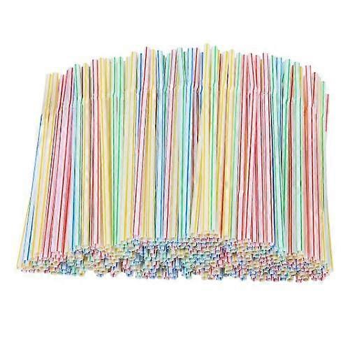 400PCS Plastic Drinking Disposable Straws 8 Inches-3