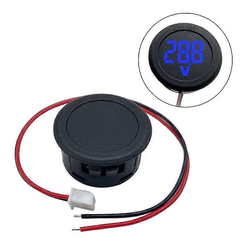 LED Display Two-wire Voltmeter Car Voltmeter for Head Reverse Connection for Pro