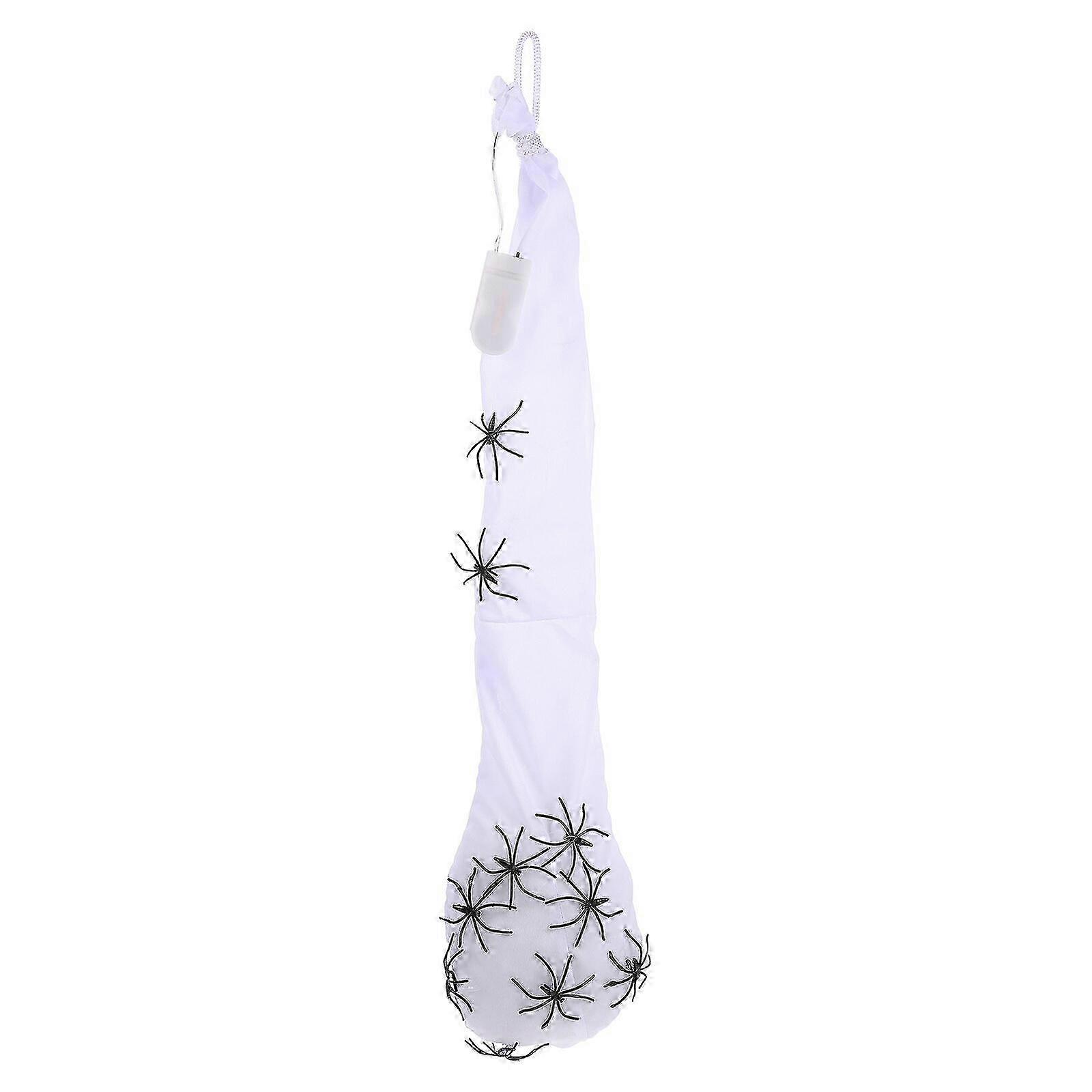 Halloween Spider Web Egg Hanging Decor Spider Web Egg Party Hanging Pendant