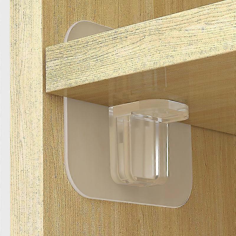 10pcs Adhesive Shelf Support Pegs Shelf Support Adhesive Pegs Closet Cabinet Shelf Support Clips