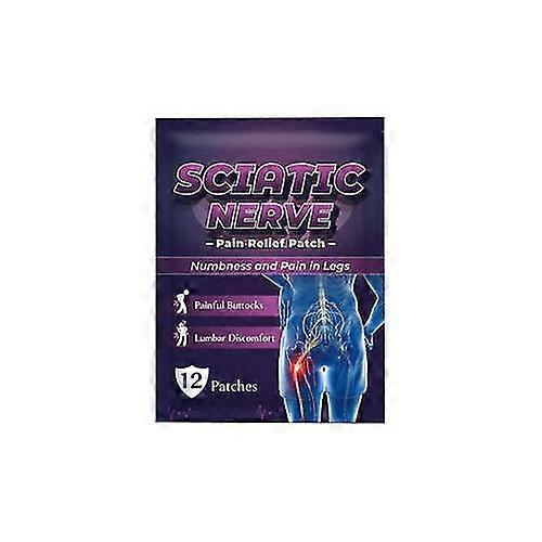 Sciatica Nerve Pain Relief Patch - 12 Pack Heating Patch for Body Meridian