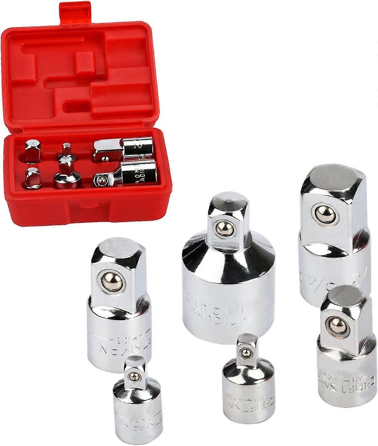 Oumuik 6-Piece Socket Adapter/Reducing Kit 6-piece Socket Adapter and Reducing Kit for 1/4", 3/8", 1/2", 3/4" Socket Converters