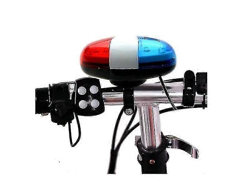 Bike Accessories, Bike Bell Bicycle Police Led Light,4 Loud - Main Image