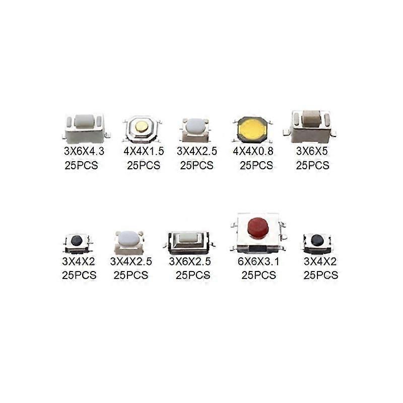 Durable Button Switch With Box For Car Key Smart Home Tactile Push Button Touch Switch Remote