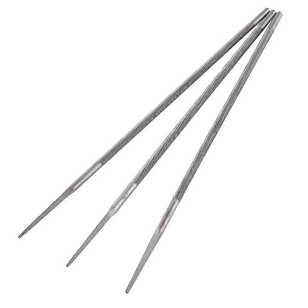 3Pcsset 4.8mm Round Bearing Steel Chainsaw Chain Files Sharpener