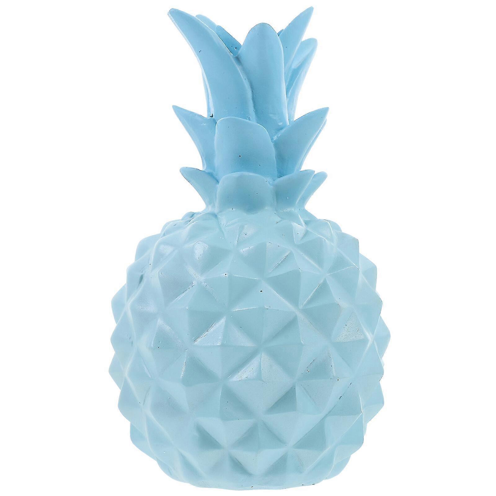 Resin Craft Pineapple Decoration Nordic Style Pineapple Statue Ornament Table Centerpiece