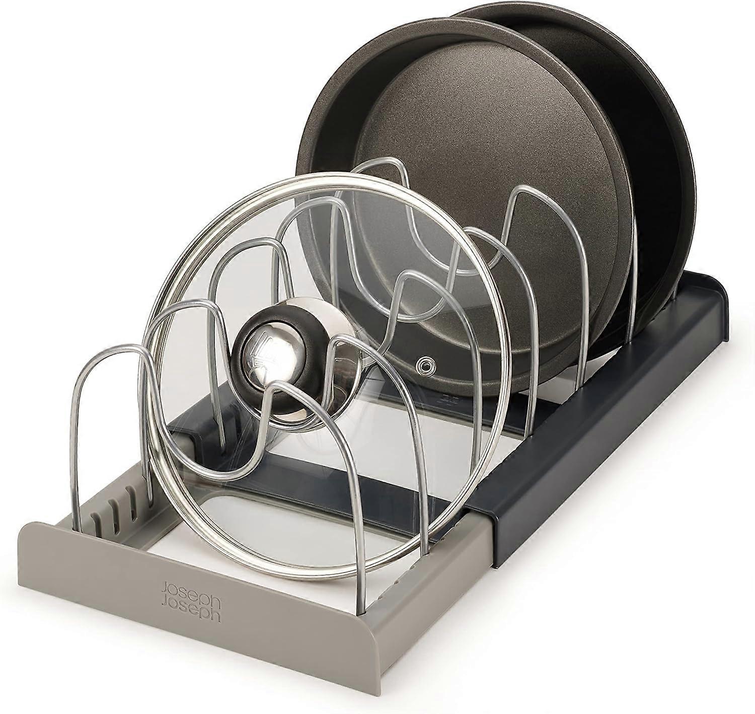 Expanding Cookware Organiser, Space saving storage for pan lids, baking trays