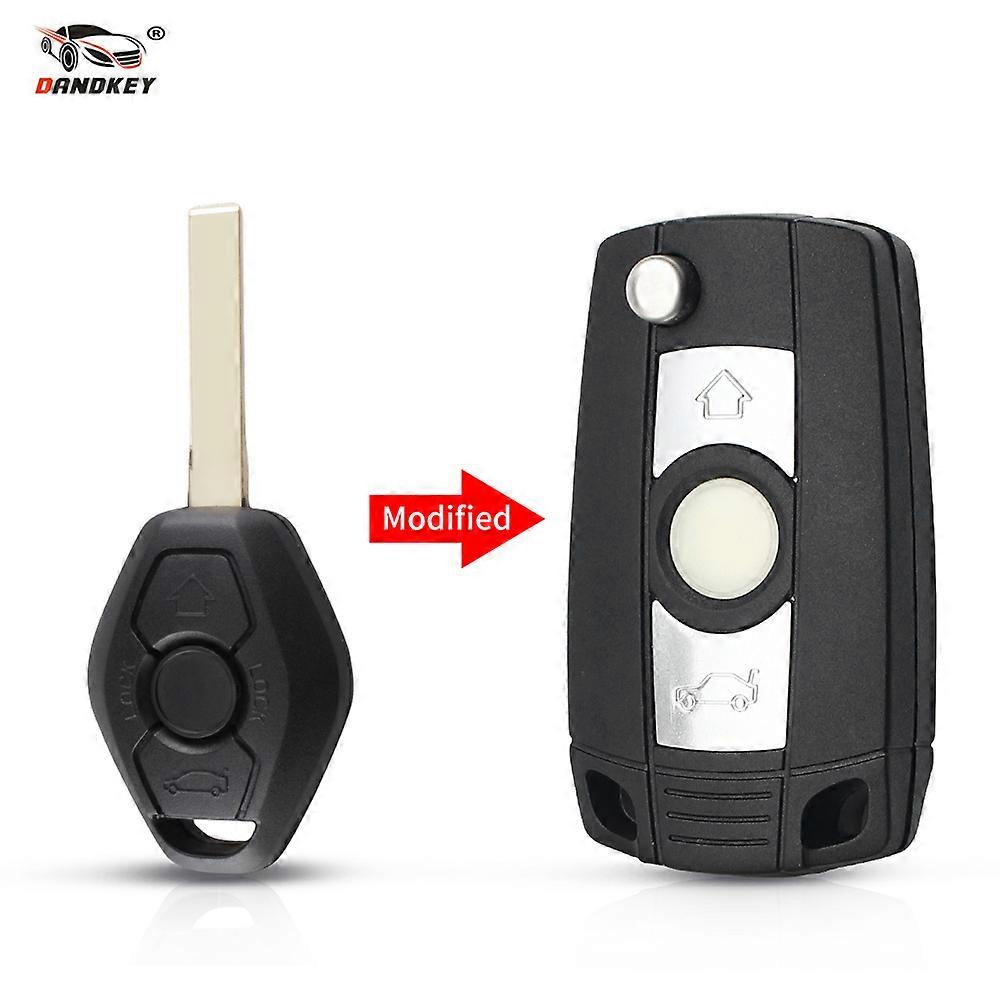3 Button Modified Flip Key Remote Car Key Shell Case Keyless For BMW E81 E46 E39 E63 E38 E83 E53 E36 E85 1 2 3 Series