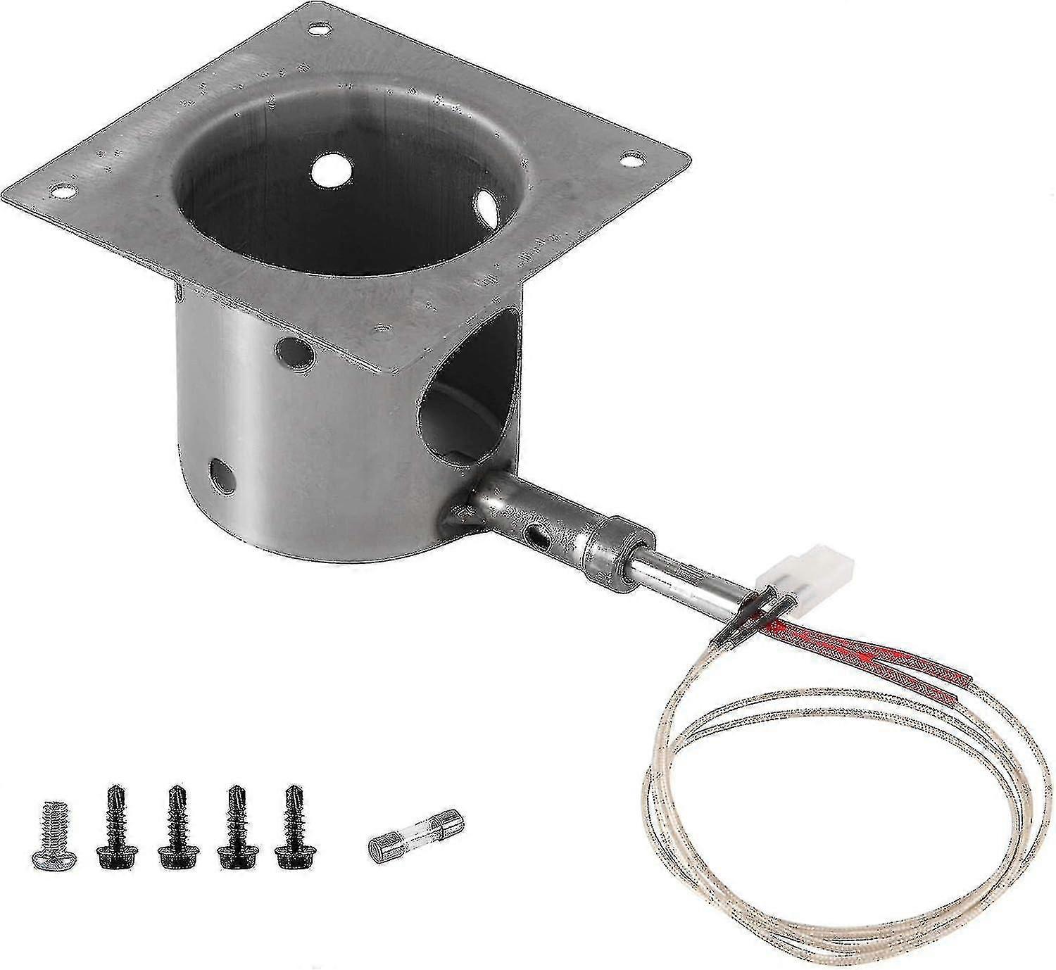 Fire Pot Burn Pot And Hot Rod Ignitor Kit Replacement For Traeger Pellet Grill With Screws And Fuse