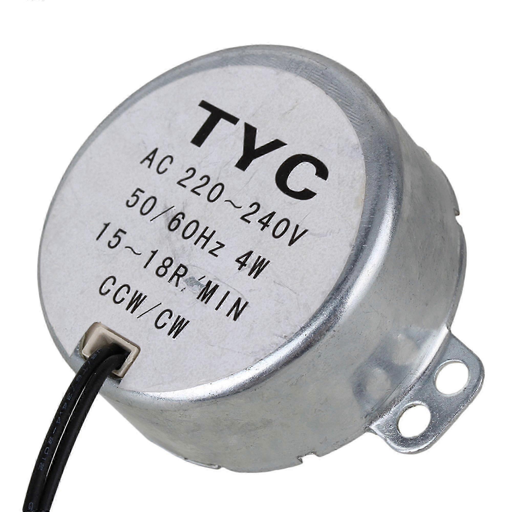 Synchronous Motor AC 220/240V 15~18r/min 50/60Hz CW/CCW 4W Tyc-50 1 ...
