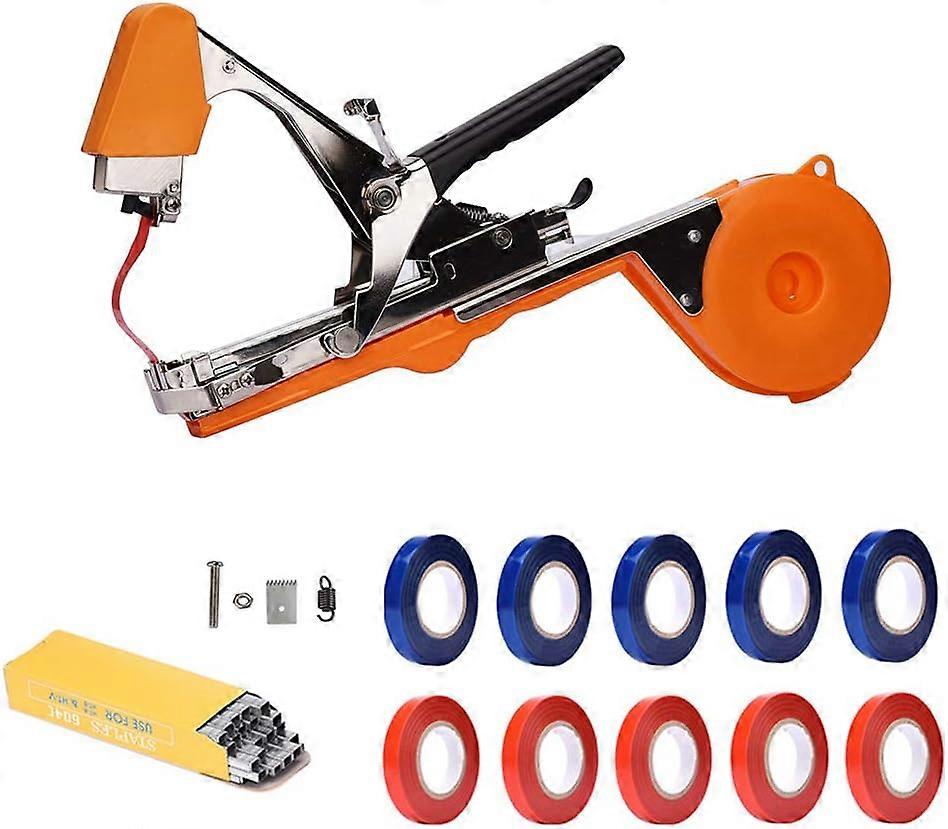 Vines Attaching Tape Tool, Branch Attaching Tape Machine Fruit Tree Vegetable Flower Plants Branch Attaching Tape Tool Gardening Tool - Attaching Tape