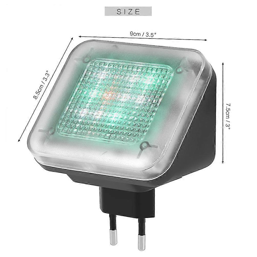 LED TV Simulator Home Security Burglar Intruder Deterrent with Light Sensor EU Plug