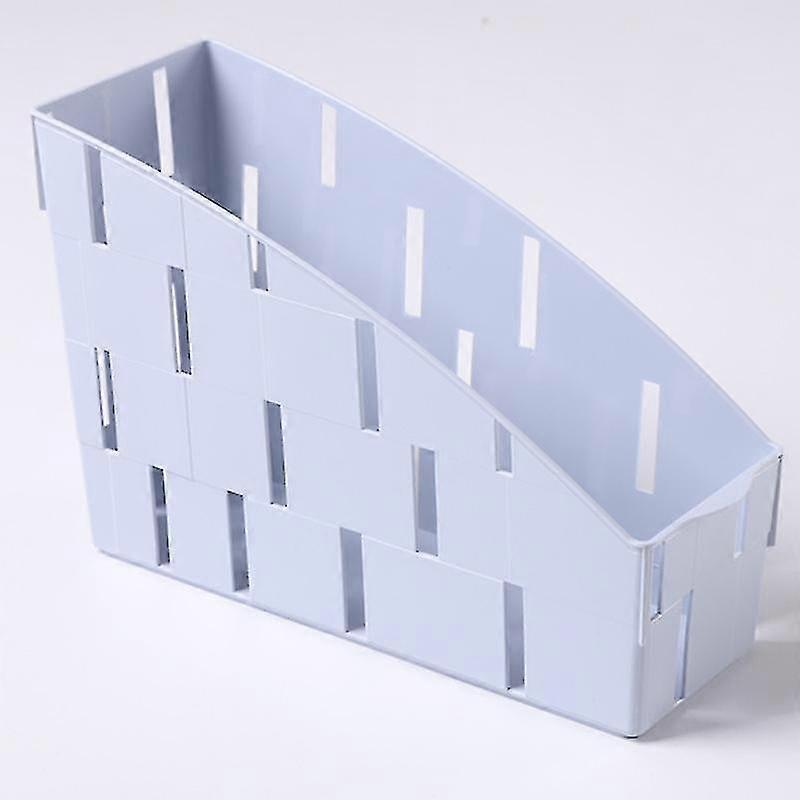 Office Storage Box, File Storage Rack, Desktop Rack (color: Blue)