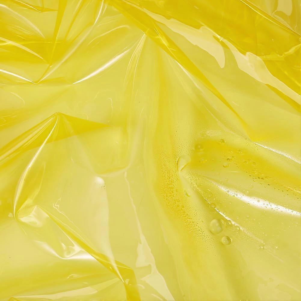 TPU Plastic Sheets DIY Craft Supplies Yellow 1370mm 1m/pc