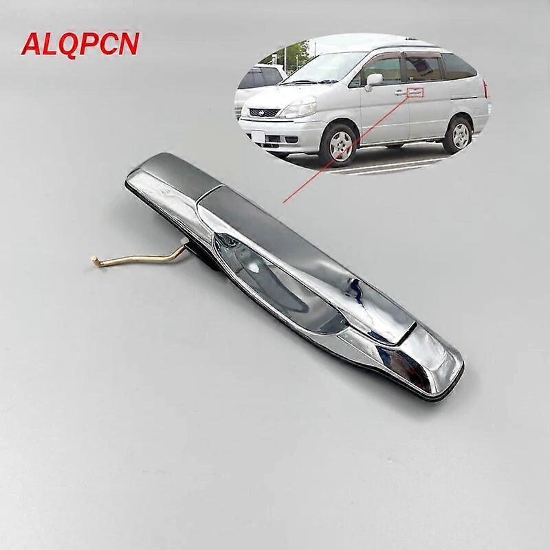 Chrome outer handle front and rear side door open catcher for nissan serena MK II c24 1999-2013