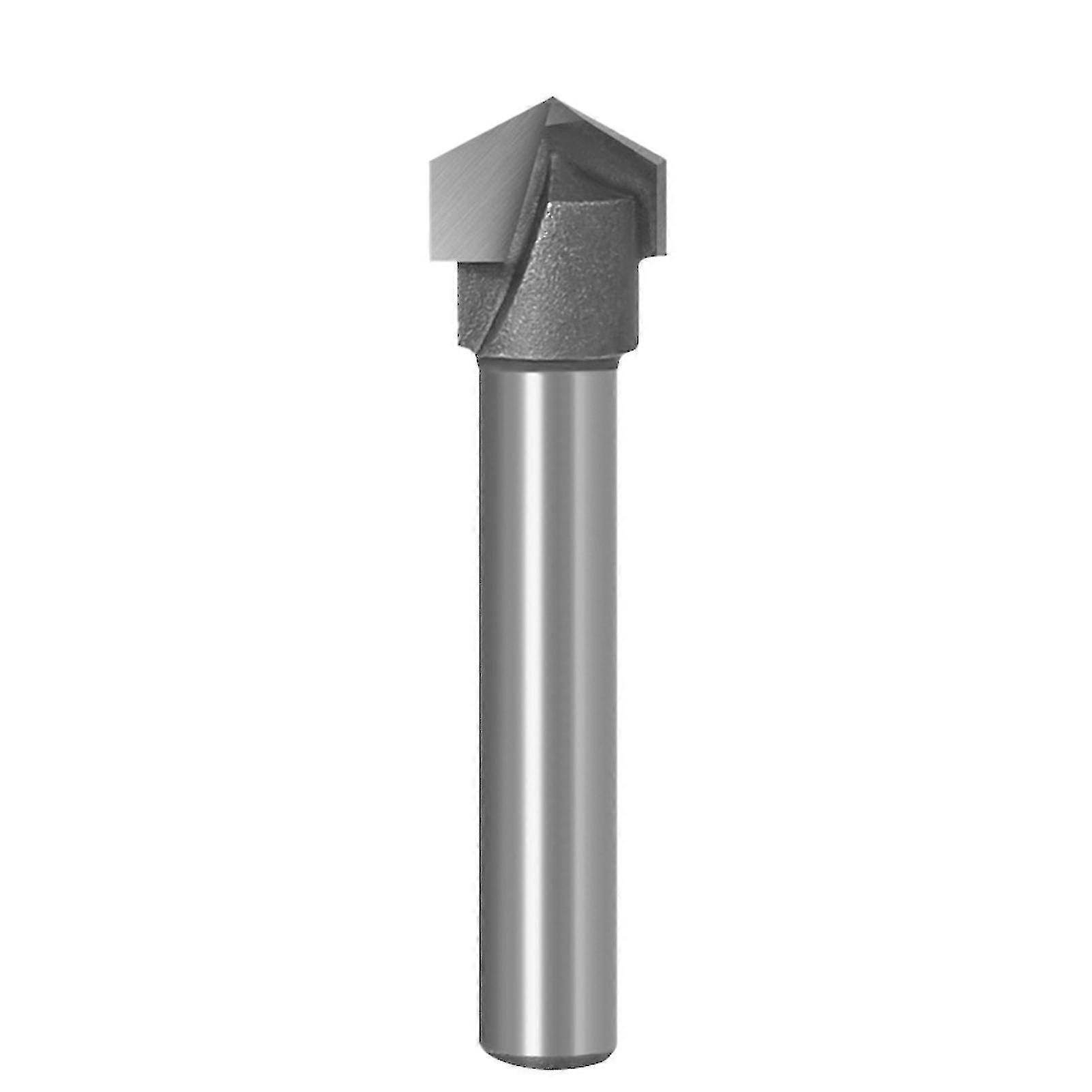 120 150 graders ruterbit 6mm håndtak slitesterk hardlegering trebearbeiding fresing kutter for gravering