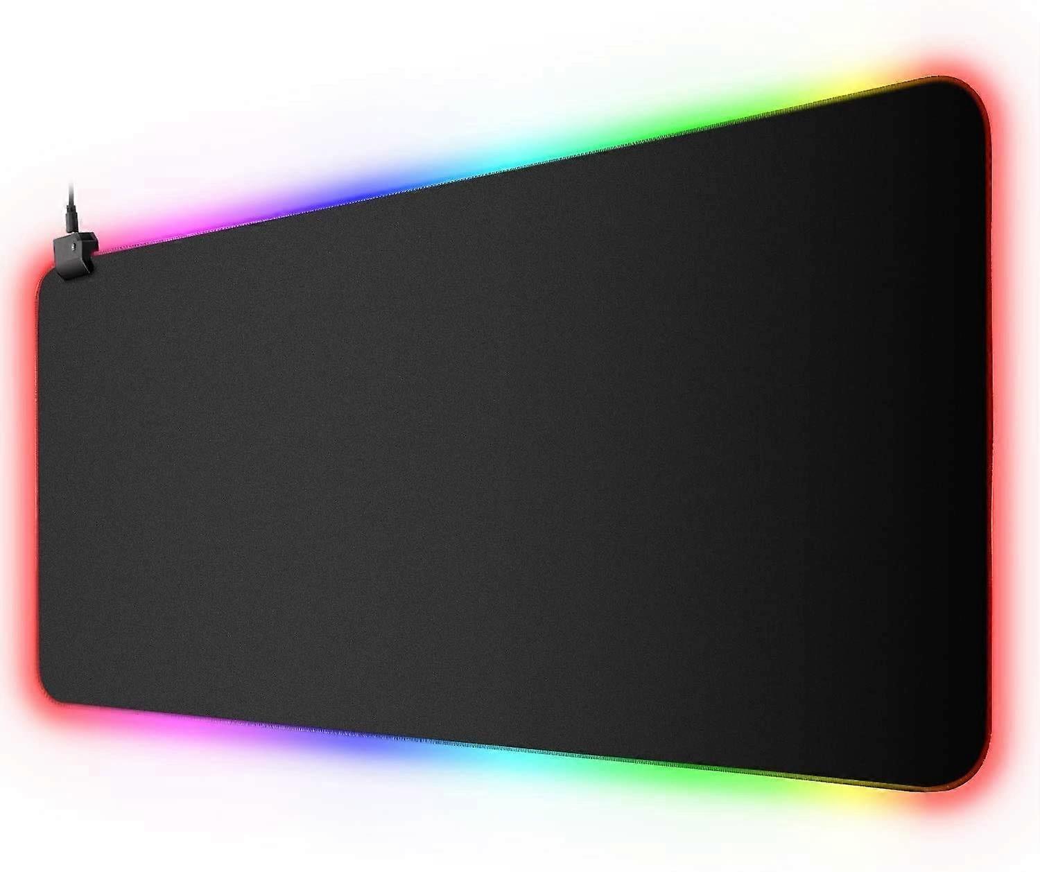 Gaming RGB Mouse Pad large Extended Mat with LED Lights 800x300x4mm for Gaming PC, laptop