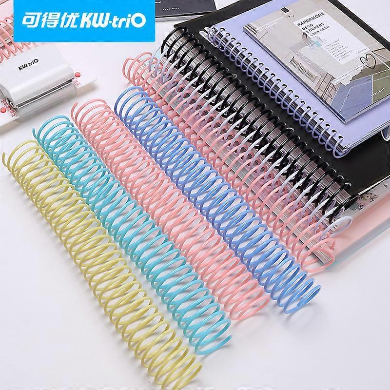 6pcs Spirale de legare Loose-leaf Binding Bobine Notebook Binding Spirals Cuttable Binder Rings