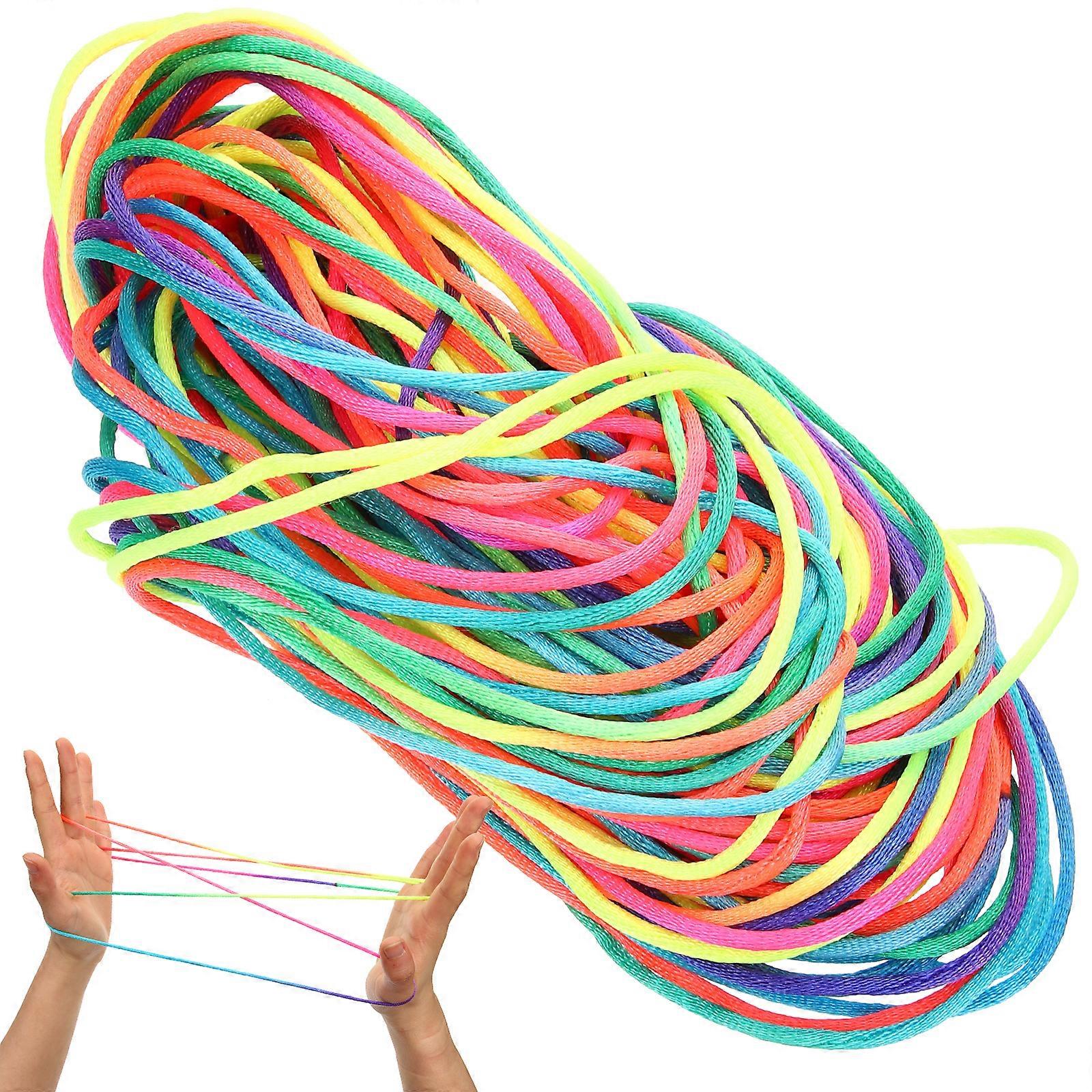 20 pcs Cats Cradle String Chinese String Toys Cats Cradle String Game for Children