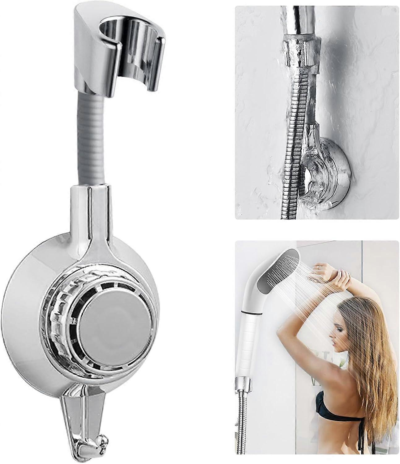 Shower Head Shower Head Holder Bracket Suction Cup Wall Mount Adjustable Removable