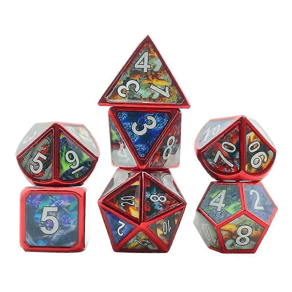 7x Various Shapes Multi Faces Dices For Club/party/family Diy Game Accessories