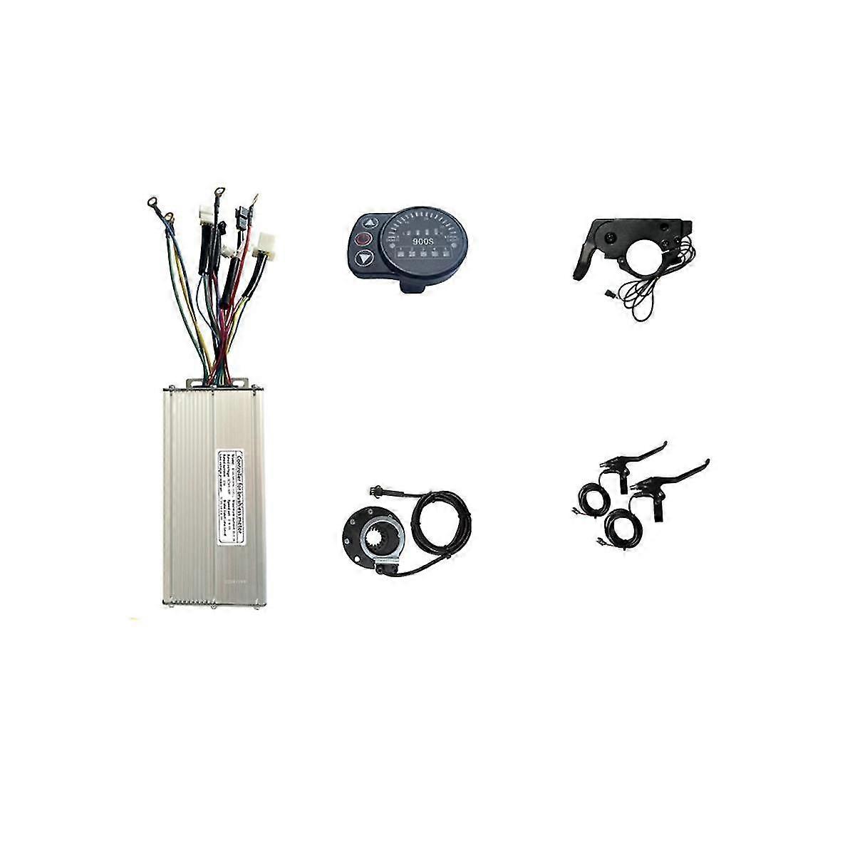 36v 48v 1000w Electric Bicycle 30a Sine Wave Common Head Controller With Led900s Display Electric Bike Light Display