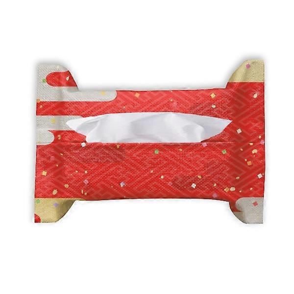 Clouds Geometry Red Pattern Japan Paper Towel  Tissue Bag Napkin Bumf