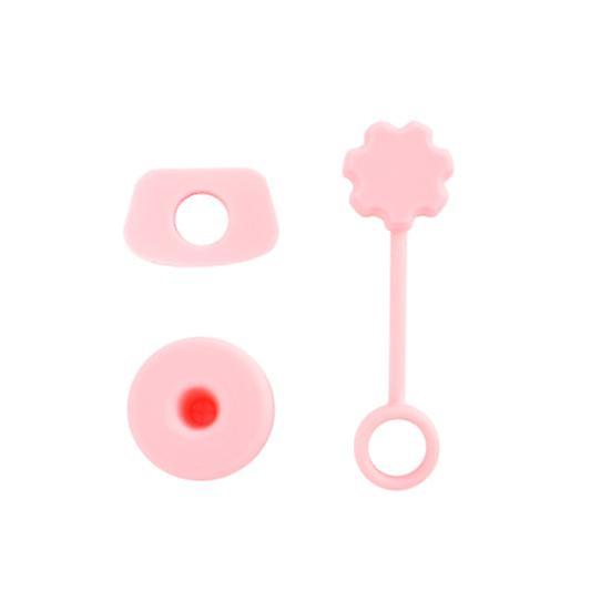 Silikon Straw Cap Läckagesäker Stopper Set för Stanley Tumblers 3-delade tumlare Tillbehör Återanvändbar Diskmaskin Säker