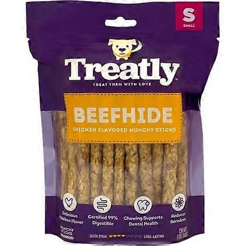 トリービーフハイドマンチースティック、スモール-40パック、チキン