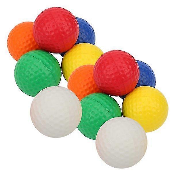 10 Pcs Sponge Practice Golf Balls For Indoor, Outdoor, Golf Practice