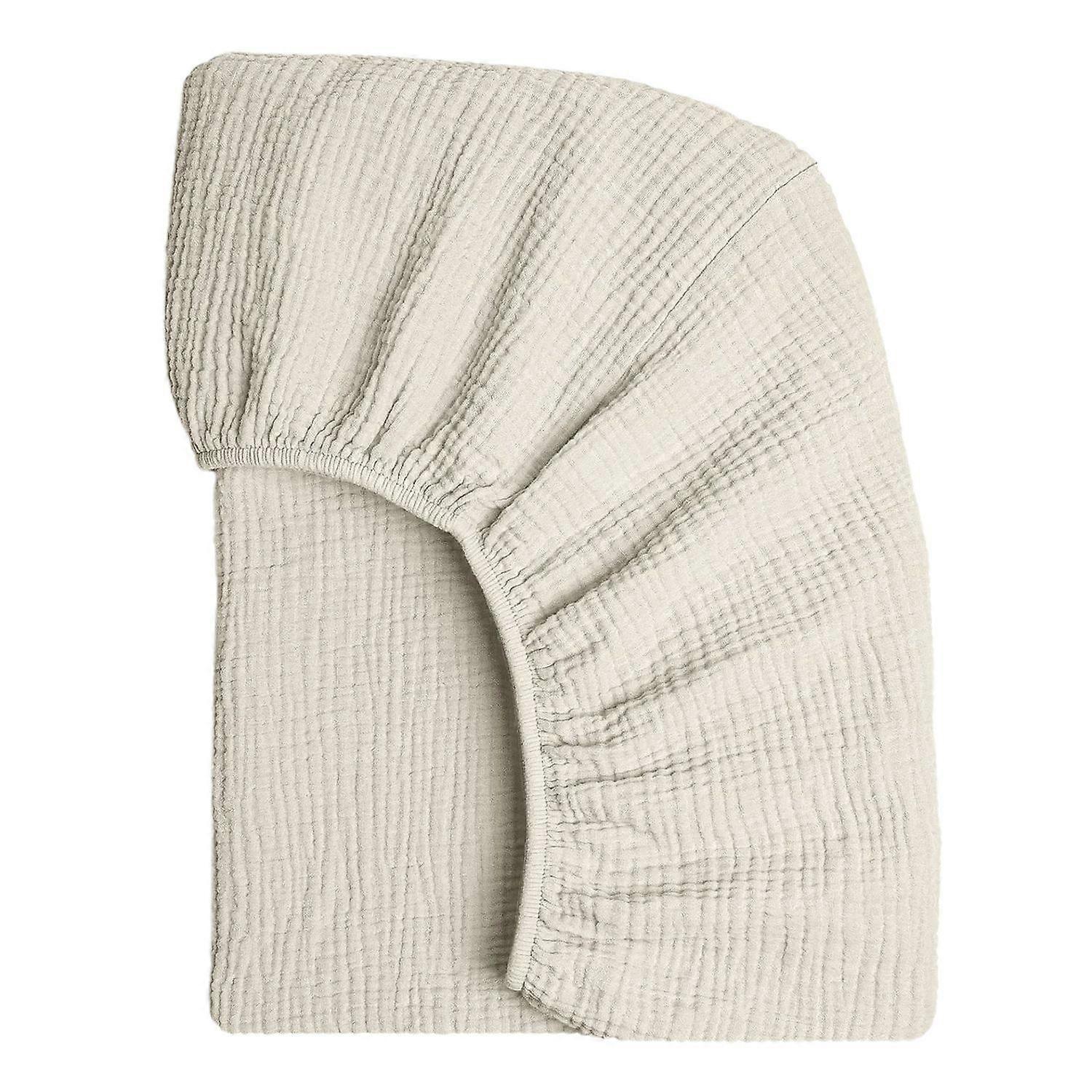 Baby Cradle Sheet Solid Color Elastic Edge Easy Installation Fits Oval Round Rectangular Hourglass