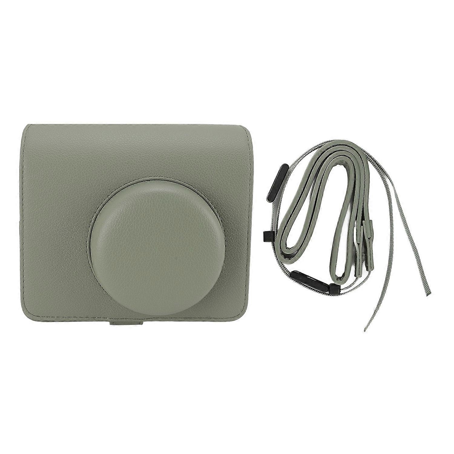 Camera Protective Case for Wide 400 PU Leather Vintage Camera Storage Bag with Shoulder Strap 