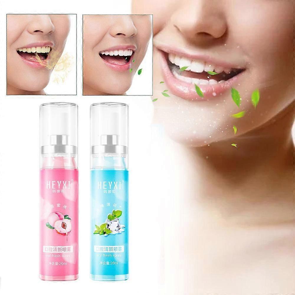 Refreshing Mouth Spray Anti Bad Breath Mouth Freshener Fruity Flavor Lasting
