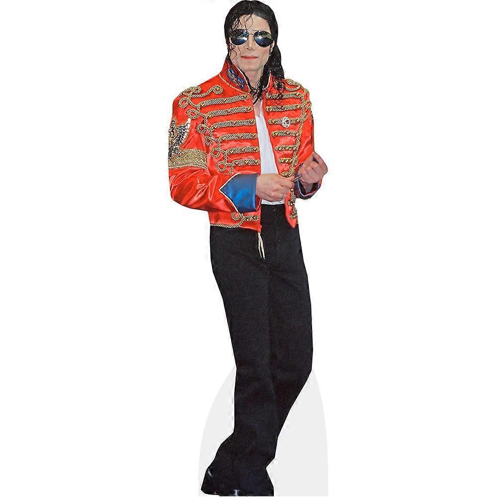 Michael Jackson (Red Jacket) Cardboard Cutout (lifesize OR mini size). Standee. Stand Up.