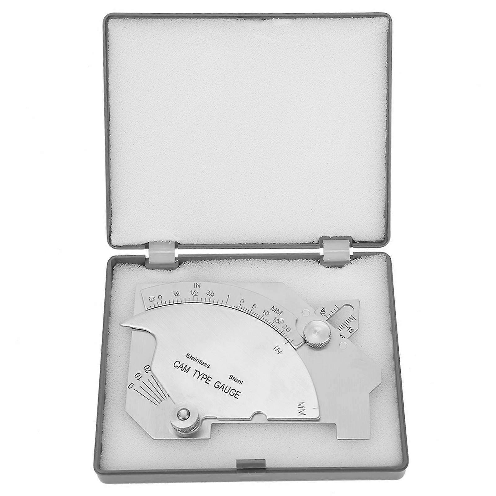 Welding Measure Tool, Steel Welding Measure Tool MG-8 Weld Gauge Seam Inspection Ruler Bridge CAM Welding Gage