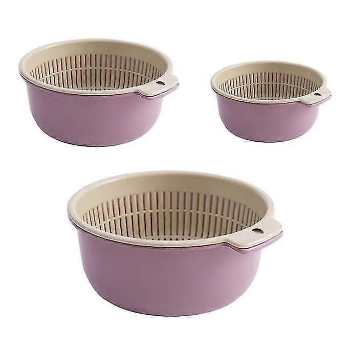 Drain Baskets (3 Sizes, Purple) fast