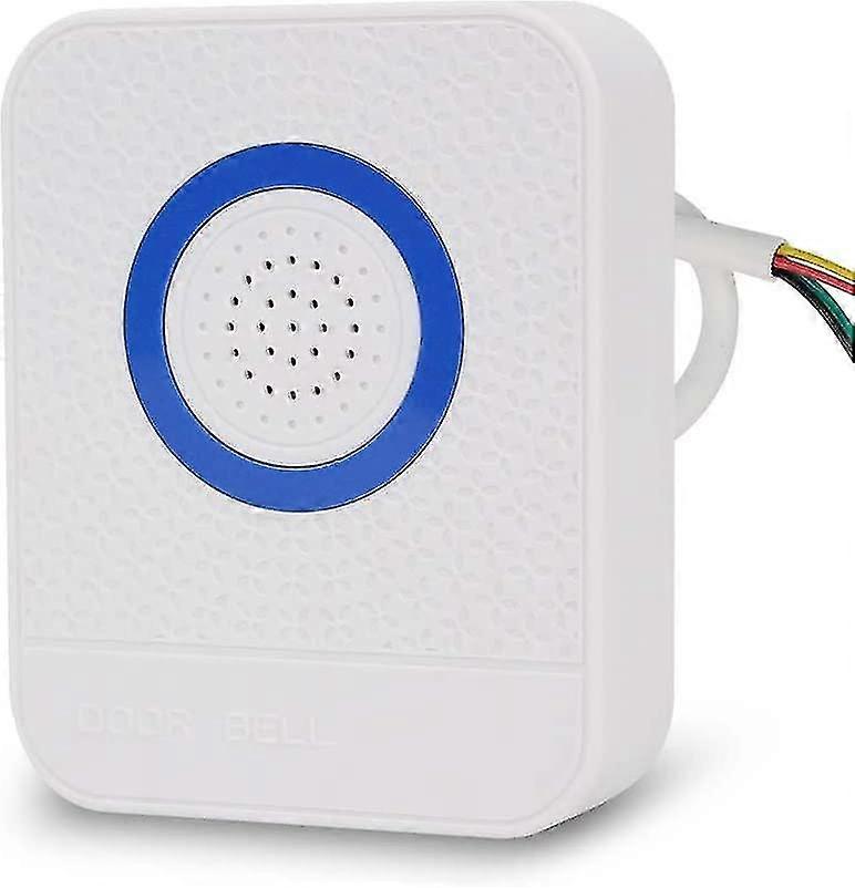 12v Electronic Wired Doorbell Chime, 4 Wire Access Control System, Loud Ringtones Ding Dong