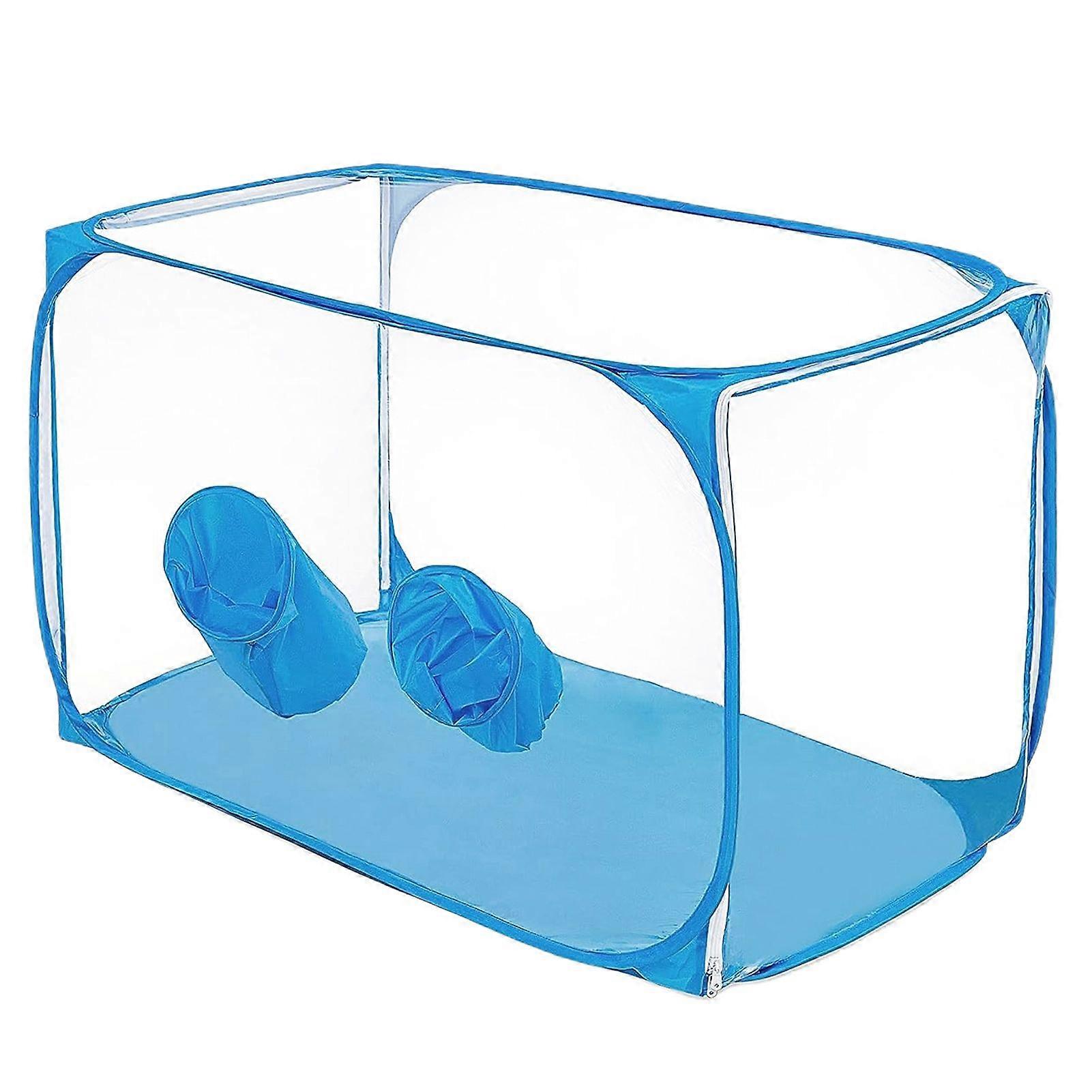 Mushroom Cultivation Tent with Two Gloves Transparent Propagation Stations for Microbiology Enthusiasts