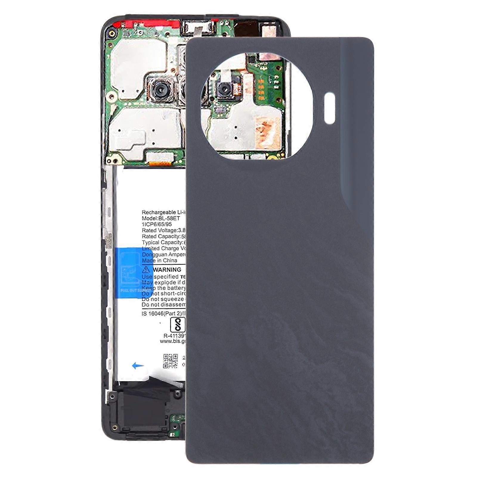 For Tecno Camon 30 Pro 5G COMPATIBLE Battery Back Cover(Black)