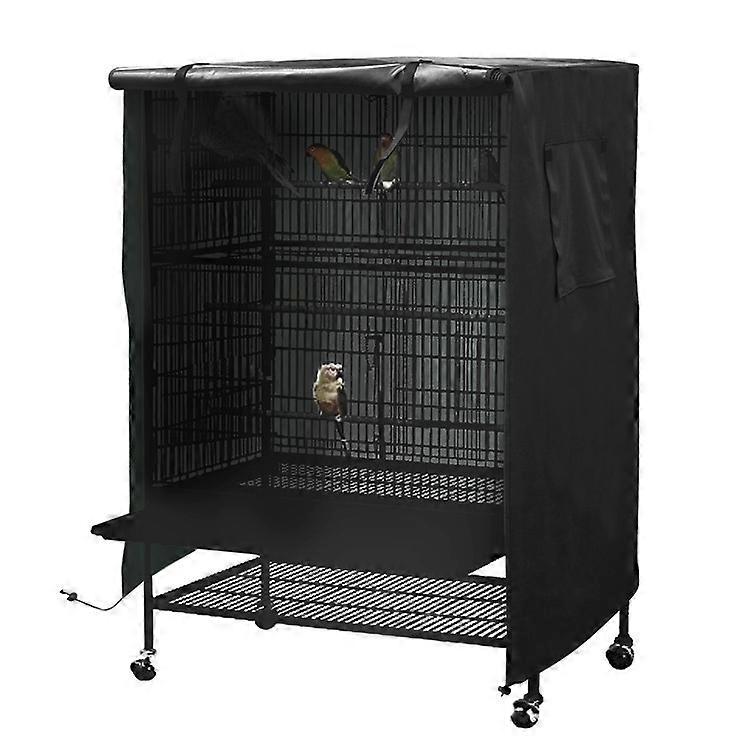51-Inch Bird Cage Cover for Parakeets, Small Animals, Durable Fabric, Light Blocking, Easy to Clean