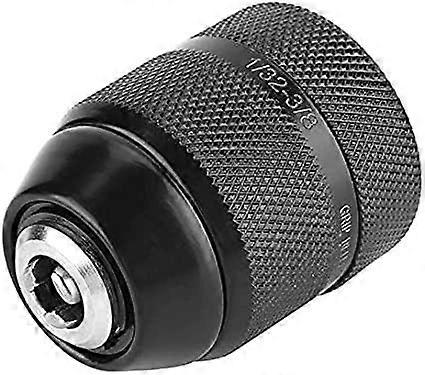 Drill chuck, 3/8" thread metal keyless drill chuck, durable drill chuck for hand electric drill